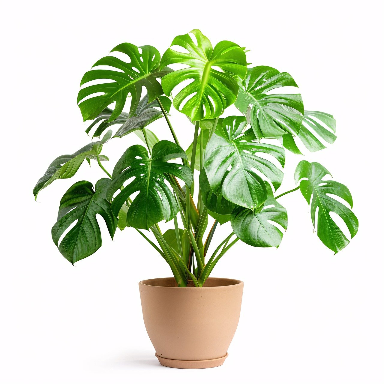 Monstera plant for the office