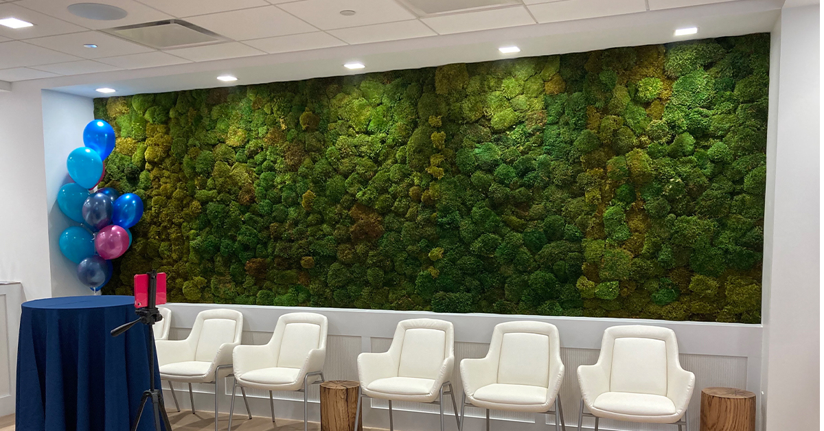 executives living walls meeting spaces